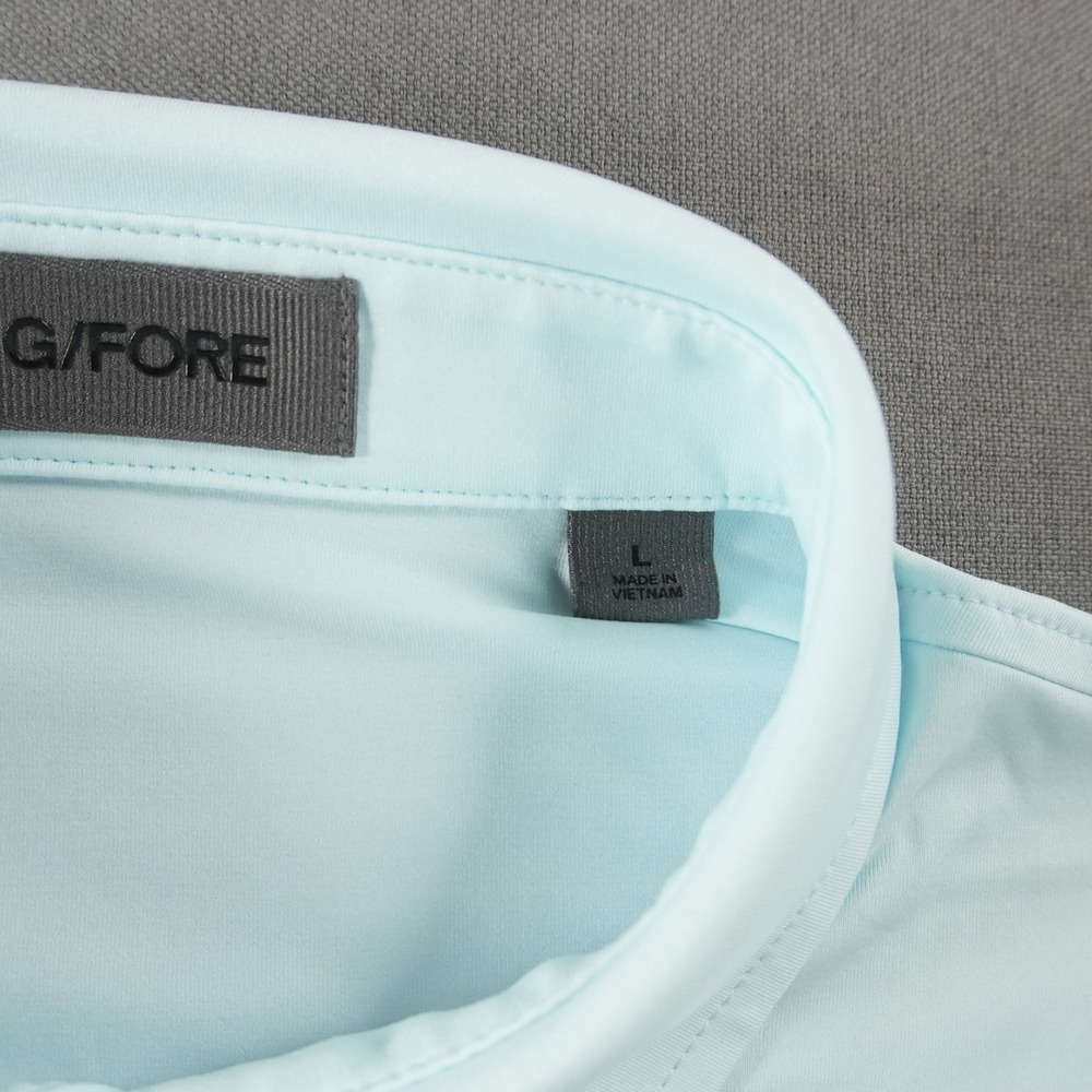 G/FORE Men's Light Blue Polo Shirt - Picture 9 of 13